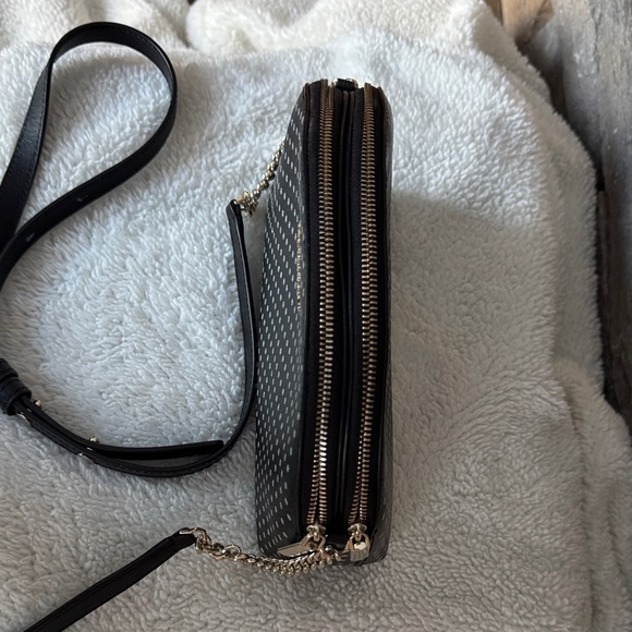 NWOT Kate Spade NY Spencer Metallic Dot and Black crossbody - Picture 4 of 8